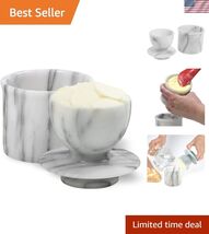 Marble Butter Keeper,Off-White - $62.21