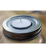 3 Canning Jar LID INSERTS Tea Light Candle Metal holder TRANSFORM MASON ... - €20,94 EUR