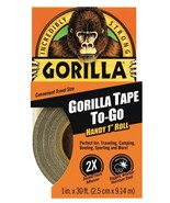Gorilla Tape To-Go Handy Roll 1 Inch x 30 Feet - $6.59