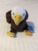 Webkinz By GANZ American Bald Eagle Plush Sealed Code Retired HM214 - $19.79