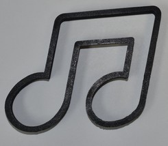 Double Music Note Eighth Symbol Staff Pitch Cookie Cutter 3D Printed USA PR609 - £2.38 GBP