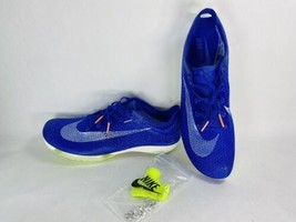 New! Men’s Size 10.5 Nike Air Zoom Victory Track Spikes Racer Blue CD438... - $69.99