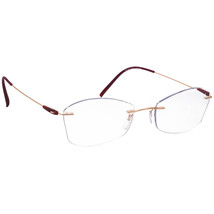 Silhouette Eyeglasses 5500 70 3530 Titan Gold/Fuchsia Rimless Austria 53[]19 145 - £117.98 GBP