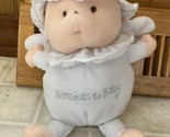 VGUC-10” 2004 Ty Pluffies Blessings to Baby Doll White Angel Wings Plush - £20.16 GBP