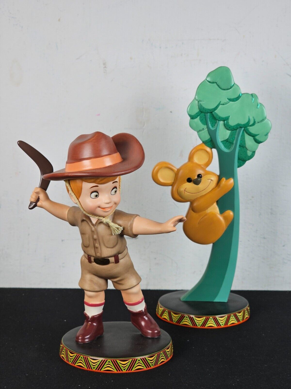 WDCC Disney Small World Australia G&#39;Day Mate Boy Koala 2PC Figurine NO B... - $148.45
