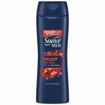 Suave for Men Sport Energizing Body Wash, 15 ounces (Pack of 4) - £34.28 GBP