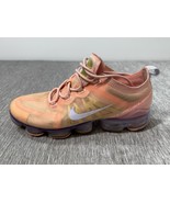Nike Air VaporMax 2019 Womens 9 AR6632-603 Bleached Coral Athletic Sneakers - $29.69