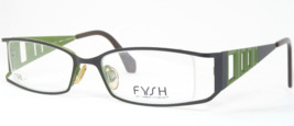 Fysh Uk I Urban Eyewear 3368 544 Dark Sage Green /Lime Eyeglasses 50-17-135mm - $79.20