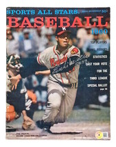 Eddie Mathews Milwaukee Braves Firmado 1960 SPORTS Todo Stars Revista 512Hr Bas - £93.03 GBP