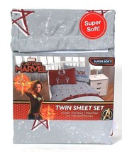 One Jay Franco & Sons Captain Marvel Super Soft 100% Polyester Twin Sheet Set - $31.99