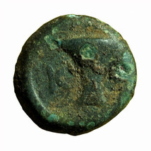 Ancient Greek Coin Kyme Aeolis AE10mm Eagle / One Handed Cup 02718 - £15.81 GBP