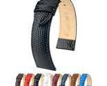 Hirsch Rainbow Leather Watch Strap - White - M - 12mm / 10mm - Shiny Gol... - £37.70 GBP