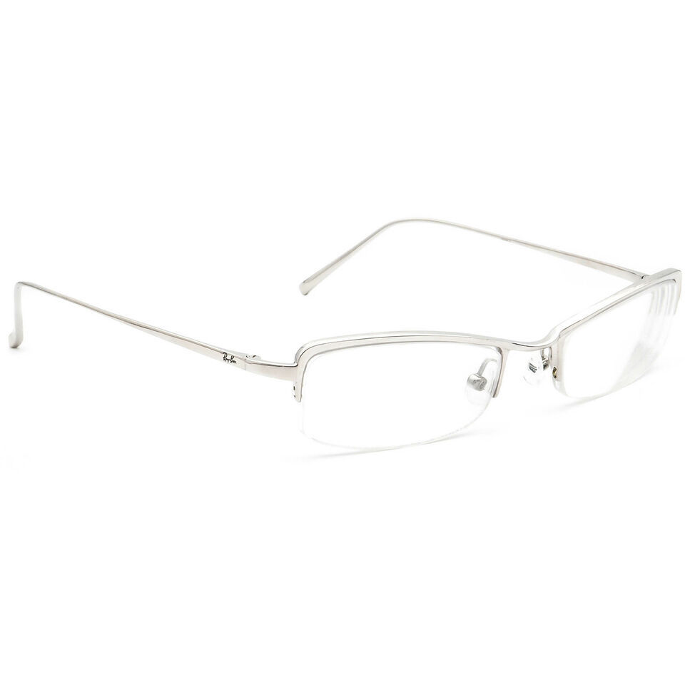 Ray-Ban Women&#39;s Eyeglasses RB 8535 1002 Silver Half Rim Metal Frame 50[]... - $199.99