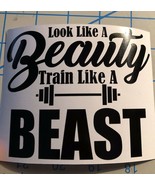 Look Like A Beauty Train Like A Beast|Motivation|Lift|Squat|Gym Life|Vin... - $74.82 MXN