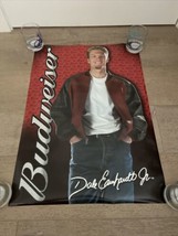 New Dale Earnhardt Jr. - Leather Jacket  2002 Budweiser Poster 19” x 27” - £11.85 GBP