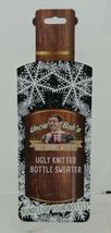 DMM Uncle Bobs XSweat Ugly Knitted Bottle Sweater Green with Bells and Holly image 5