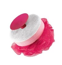 Bath Pouf With Holder - £5.50 GBP