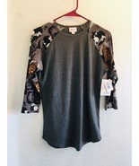 LULAROE Randy Multicolor 3/4 Raglan Sleeve Women&#39;s Sz XS Nightmare Chris... - €20,02 EUR