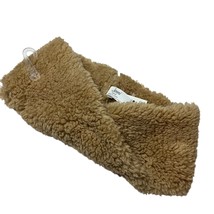 Jenni Solid Sherpa Headband Camel New - £4.74 GBP