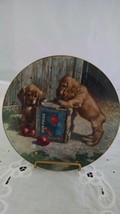 Cocker Spaniel Collector Plate Puppy Playtime Jim Lamb River Shore 1987 - $18.70