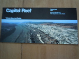 Capitol Reef National Park Utah Official Map &amp; Guide National Park Services - $6.99