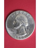 1963 Uncirculated Type B Reverse George Washington Quarter Exact Coin OC... - $25.81 CAD