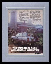 1987 Subaru 4WD Framed 11x14 ORIGINAL Vintage Advertisement - $34.64