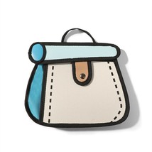 Fashion 2D Cartoon Bag For Women Simple Messenger Shoulder Crossbody Bag Female  - £30.60 GBP