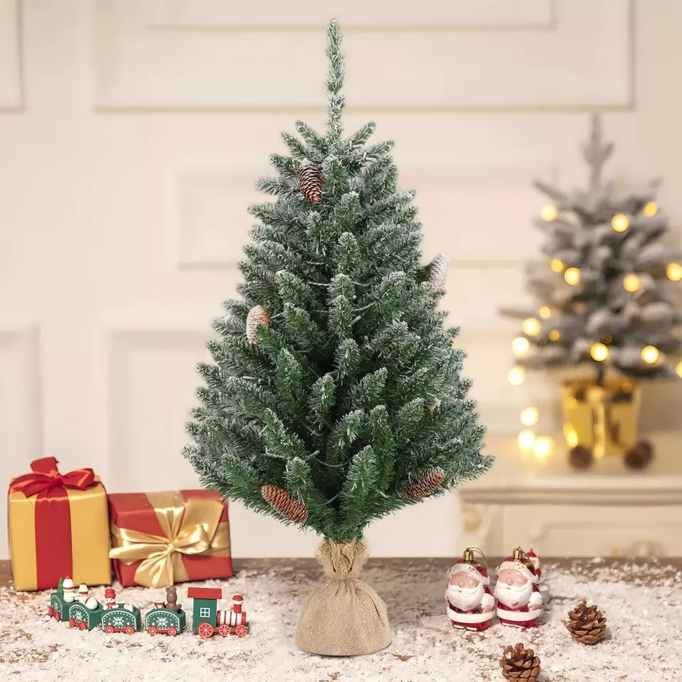 3&#39; Pre-Lit Artificial Christmas Tree with 100 Led Lights Holiday Decorat... - $53.98
