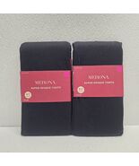 Merona Super Opaque Tights Womens Size 2X Set Of 2 Pair - New! - $360.15 MXN
