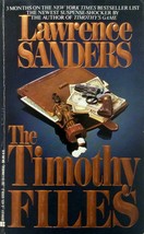 The Timothy Files by Lawrence Sanders / 1988 Paperback Mystery - £0.89 GBP