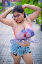 Bikini donna indiana modella sexy donna foto a colori Risque Art GMD 181 - $137.03 MXN+