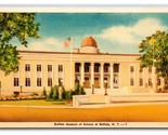 Museum of Science Buffalo New York NY UNP Linen Postcard Z5 - $3.91