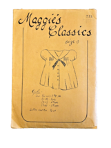 Maggies Classics Dress #333 Size 3 Girl Sewing Pattern Cut - £9.75 GBP