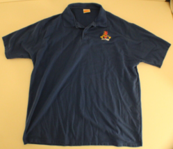 Six Flags 45th Anniversary Polo - Embroidered Logo - Size 2XL - £19.00 GBP