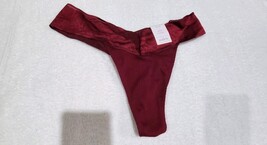 3 Pair Auden Women’s Thongs Small (4-6) Green Tye- Dye, Leopard, Burgandy image 4