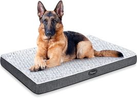 Orthopedic Dog Bed Medium Large Memory Foam Pet Sofa Cushion Removable Cover - £40.21 GBP