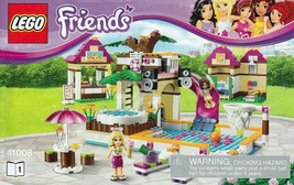 Instruction Books 1 &amp; 2 Only For LEGO Friends Heartlake City Pool 41008 - £4.40 GBP