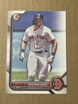 2022 Bowman Prospects #BP81 Triston Casas Red Sox Paper - £1.13 GBP