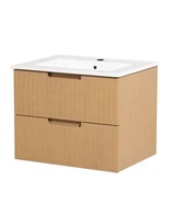 24&quot; Floating Bathroom Vanity with Sink &amp; Drawers - $316.99