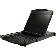 StarTech.com Dual Rail Rackmount KVM Console HD 1080p - Single Port DVI/VGA KVM  - £1,288.83 GBP