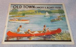 Old Town Canoes and Boats 1938 Sales Brochure Catalog Original Old Town Maine - £39.27 GBP