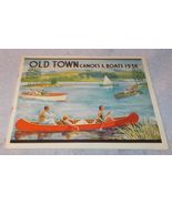 Old Town Canoes and Boats 1938 Sales Brochure Catalog Original Old Town ... - £39.87 GBP