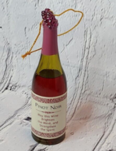 Kurt S Adler Ornament Wine Bottle Pinot Noir Christmas - £6.62 GBP