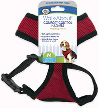 Four Paws Comfort Control Harness Red Medium - 1 count Four Paws Comfort... - $19.57