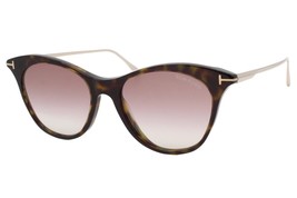 Tom Ford Micaela 662 52F Tortoise Gold Rose Gradient Cat Eye Sunglasses 53-17 - £82.49 GBP