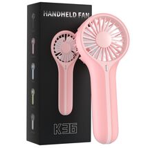BDXXJ Mini Personal Handheld USB Rechargeable Fan with Base Pink - $124.81 MXN BDXXJ Mini Personal Handheld USB Rechargeable Fan with Base Pink - $124.81 MXN