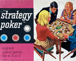 Milton Bradley 1967 Strategy Poker Game Made in USA - £8.57 GBP