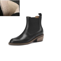 Women Simple Shoes Slip On Retro Shoes On Med Heel 4.5 CM Size41Women Chelsea Bo - £111.06 GBP