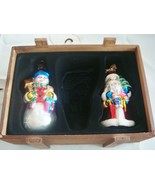 2005 Thomas Pacconi two Christmas Ornament original wooden box, w/certs[... - £50.60 GBP